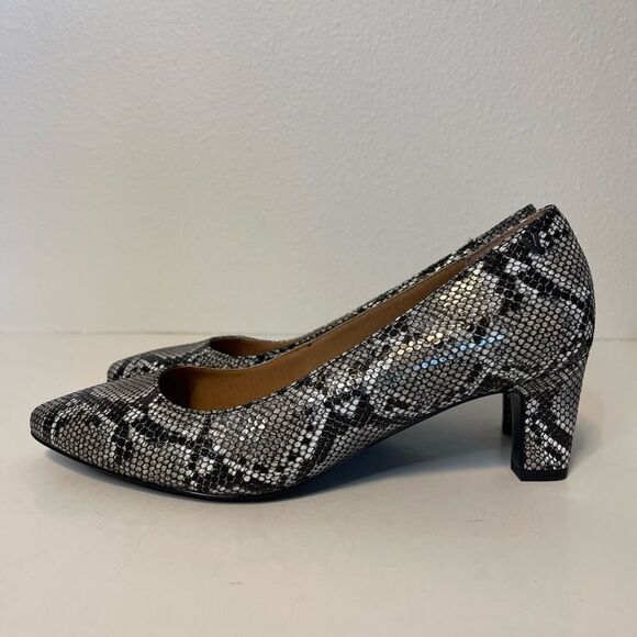 Vionic Mia Snake Snakeskin Print Pump Heels Size 9.5 - Picture 1 of 10